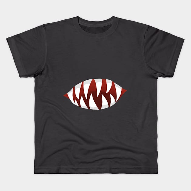 Demon Maw Kids T-Shirt by DissidentDetective